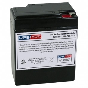 Telong TL680A 6V 8.5Ah Battery with F1 Terminals