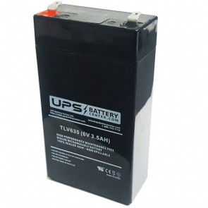 Unibo GB6-3.8 6V 3.5Ah Battery with F1 Terminals