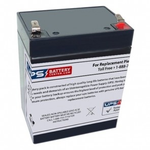 Weida WB1229 12V 2.9Ah Battery with F1 Terminals - Right side (+)