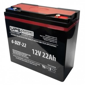 XUPAI 12V 22Ah 6-DZF-22 Deep Cycle Mobility Replacement Battery