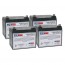 Alpha Technologies CFR 5000E Compatible Battery Set