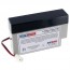 Amptek 12V 0.8Ah AT12-0.8 Replacement Battery with J2 Terminals