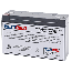 Cellpower CP 12-6 L 6V 12Ah Battery with F2 Terminals