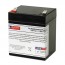 Duracell 12V 5Ah DURA12-5F2 Battery with F2 Terminals