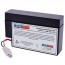 F&H 12V 0.8Ah UN0.8-12 Battery with WL Terminals