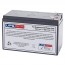 Leoch 12V 9Ah DJW12-9 Battery with F2 Terminals