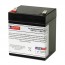LongWay 12V 4.5Ah 6FM4.5  Battery with F2 Terminals