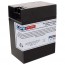 MK 6V 14Ah ES12-6 SQR Battery with +F2 -F1 Terminals