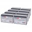 PowerVar Security Plus Series UPS 2000VA 1800W ABCDEF2000-11 Compatible Replacement Battery Set
