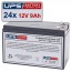 PowerVar Security Plus Series UPS 8000VA 7200W ABCDEF8000-22 Compatible Replacement Battery Set