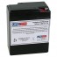 Prescolite 77000 Series 6V 8.5Ah Battery with F1 Terminals