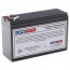 SSB 12V 6.5Ah SBH 200-12 Replacement Battery with +F2 -F1 Terminals