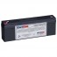TLV1223 - 12V 2.3Ah Sealed Lead Acid Battery with F1 Terminals