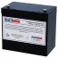 Werker 12V 55Ah WKDC12-55P Battery with F11 Insert Terminals