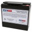 Zonne Energy 12V 18Ah FPG12180 Battery with M5 Terminals