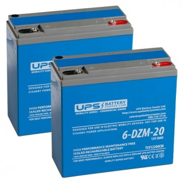 Speedzee Rickshaw Mobility Scooter 24V 20Ah Battery Set