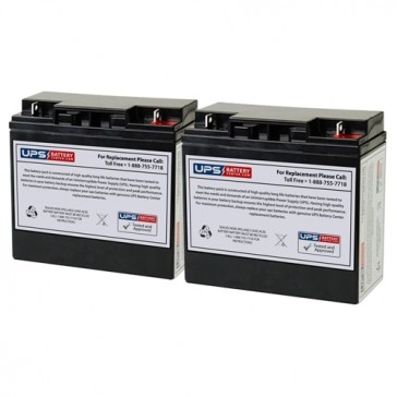Alpha Technologies EBP 217-24CRM Compatible Battery Set