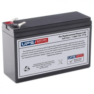 Baace 12V 6Ah CB1224W Battery with +F2 / -F1 Terminals