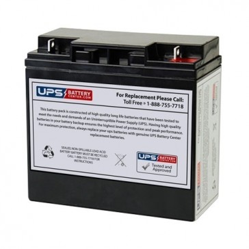 BB 12V 18Ah BC18-12 Battery with F3 Terminals