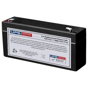 Discover 6V 3.5Ah D634 Battery with F1 Terminals