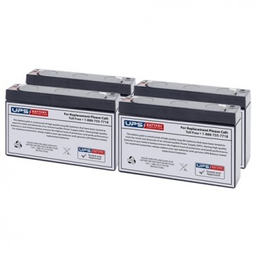 Dual Lite AS80I Replacement Battery Set with F1 Terminals