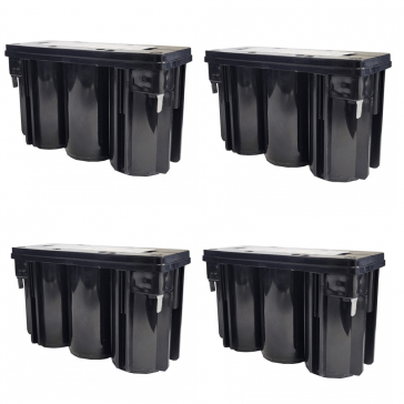 Dual-Lite C1D2-12V72 6V 8Ah Battery Set with F2 Terminals