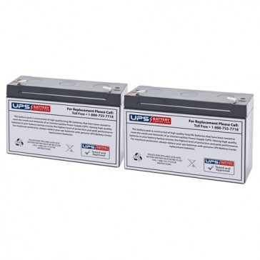 Dual Lite NYHX12RB Replacement Battery Set with F1 Terminals