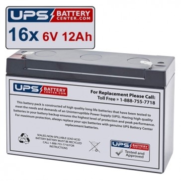 Eaton Powerware NetUPS SE 3000 RM Compatible Replacement Battery Set