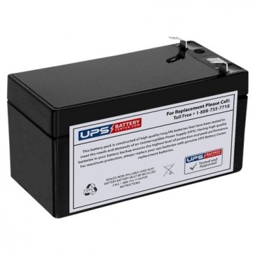 Embassy Crown 12V 1.2Ah 12CE1.2 Battery with F1 Terminals