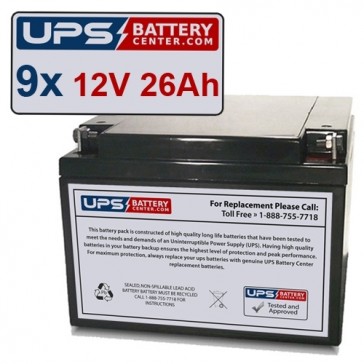 GE Medical Systems AMX-IV Plus Compatible Battery Set