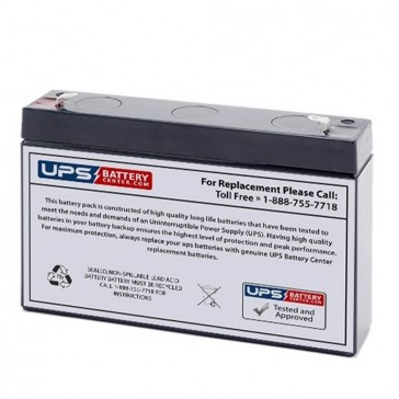 Leoch 12V 2.8Ah LP12-2.8 Battery with F1 Terminals