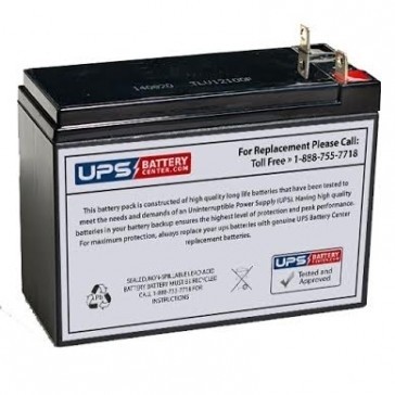 LongWay 12V 10Ah 6FM10NB Battery with Nut & Bolt Terminals