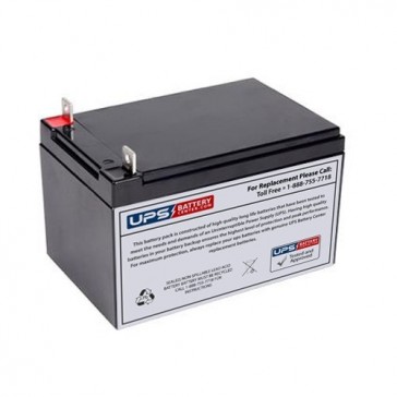 MK 12V 12Ah ES12-12TE Battery with Nut & Bolt Terminals