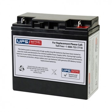 Power Patrol SLA0156 12V 18Ah Battery with NB Terminals