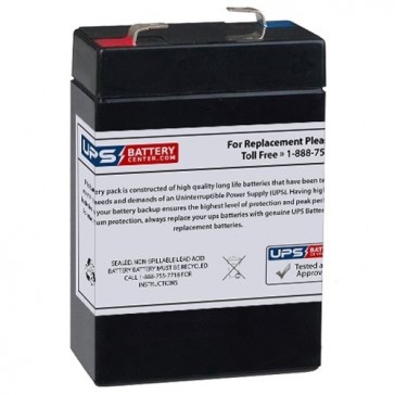 Seawill 6V 2.8Ah SW628 Replacement Battery with F1 Terminals