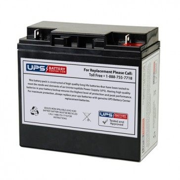 TLV12220D - 12V 22Ah Deep Cycle Sealed Lead Acid Battery with F3 Terminals