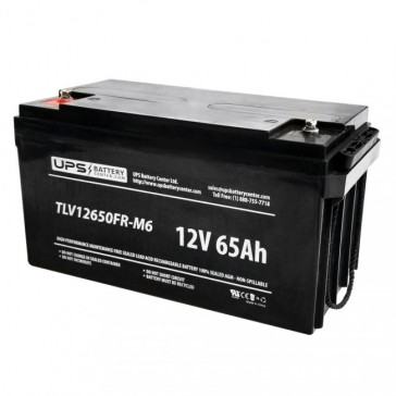 Topin TP12-65 12V 65Ah Replacement Battery with Insert Terminals
