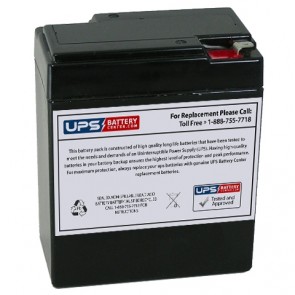 Ultracell UL8.5-6T 6V 8.5Ah Battery with F1 Terminals