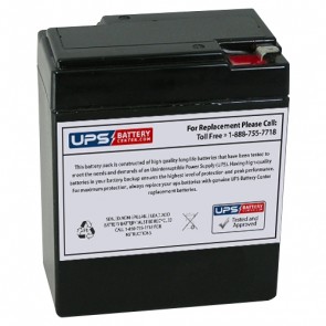 SES BT9-6(I) 6V 8.5Ah Battery with F1 Terminals