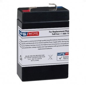 Ultracell 6V 2.8Ah UL2.8-6 Replacement Battery with F1 Terminals
