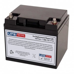 Diamec 12V 40Ah DMU12-40 Battery with F11 Insert Terminals
