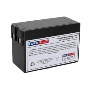 Diamec 12V 3Ah DMU312 Battery with F1 - Side Terminals