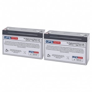 Dual Lite LZ65D Replacement Battery Set with F1 Terminals