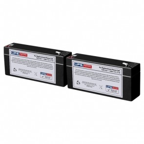 Dual Lite LTUGWD Replacement Battery Set with F1 Terminals