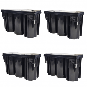 Dual-Lite N4X14I-12V 6V 8Ah Battery Set with F2 Terminals