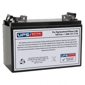 EMERGI-LITE 12V 110Ah M8 Battery with NB Terminals
