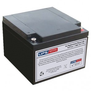 Vision 12V 28Ah WPHR12-28 Battery with M5 - Insert Terminals
