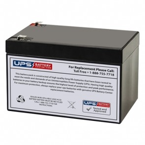 EverExceed 12V 15Ah AM12-14 Replacement Battery with F2 Terminals
