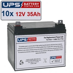 Lorad Medical Systems RT125 Replacement Batteries