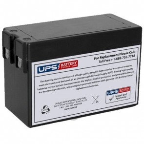 METADOR 12V 2.8Ah FSM12-2.7 Replacement Battery with F1 Terminals